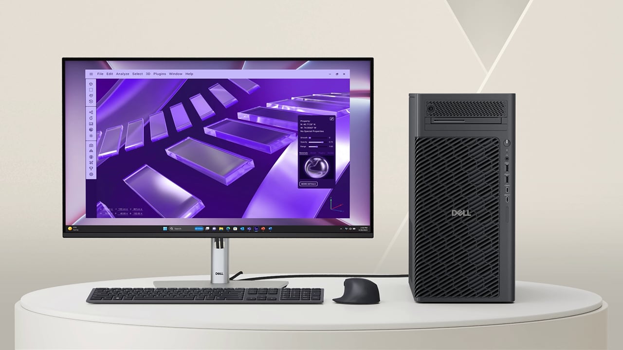 Vidéo workflows Dell Pro Max tour T2