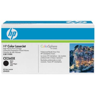 Cartouche authentique de Toner Noir haute capacité HP LaserJet 649X (CE260XD)