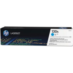 Cartouche de toner Cyan d'origine HP LaserJet 130A (CF351A)