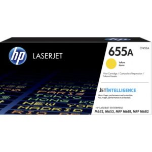 Cartouche de toner HP 655A LaserJet Jaune (CF452A)