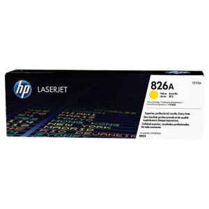 Cartouche de toner Jaune d'origine HP LaserJet 826A (CF312A)