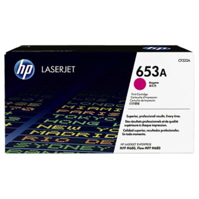 Cartouche de toner Magenta Originale HP LaserJet 653A (CF323A)