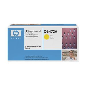 Cartouche d'impression Jaune HP Color LaserJet (Q6472A)