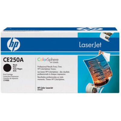 Cartouche d'impression Noire HP Color LaserJet (CE250A)