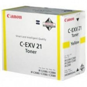 Toner Copieur Canon C-EXV 21 Jaune (0455B002AA)