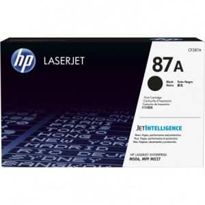 Toner LaserJet HP 87A Noir authentique (CF287A)