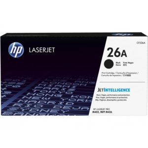 Toner LaserJet Noir authentique HP 26A (CF226A)