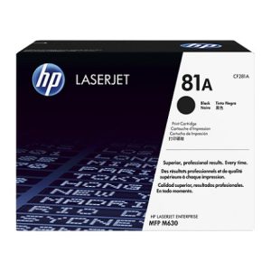 Toner LaserJet Noir authentique HP 81A (CF281A)