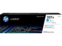 Toner HP LaserJet d'origine HP 207A Cyan (W2211A)
