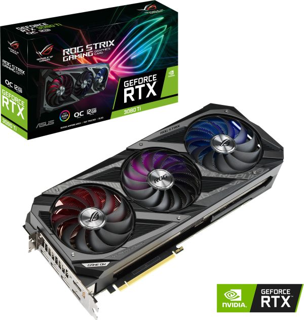 Carte graphique ASUS ROG Strix GeForce RTX™ 3080 Ti OC Edition ROG-STRIX-RTX3080TI-O12G-GAMING (90YV0GT1-M0NM00)