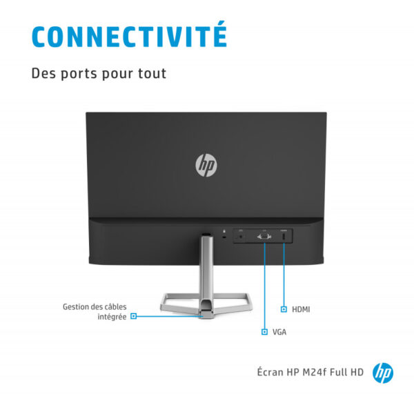 Écran 23,8" Full HD HP M24f (2D9K0AS) – Image 10