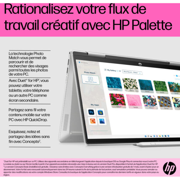 Ordinateur portable Convertible HP Pavilion x360 14-ek0001nk (6E1D5EA) – Image 12