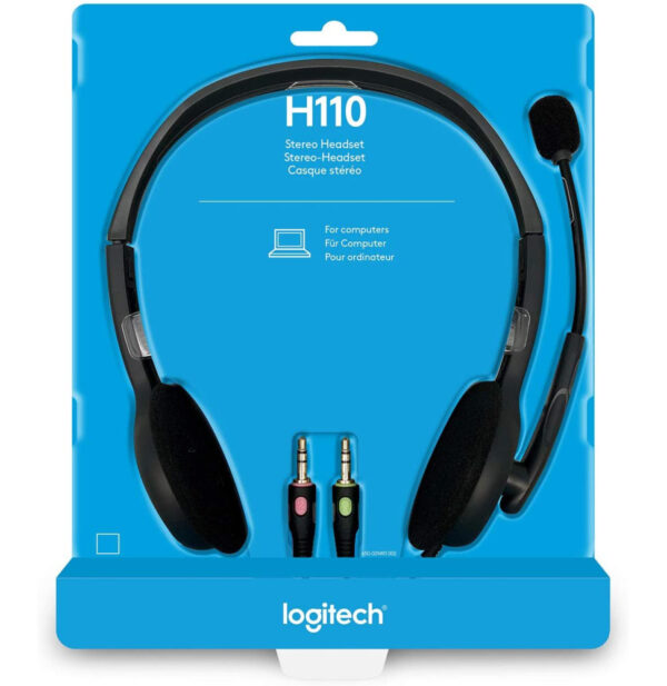 Logitech Stéréo Headset H110 (981-000271) – Image 3