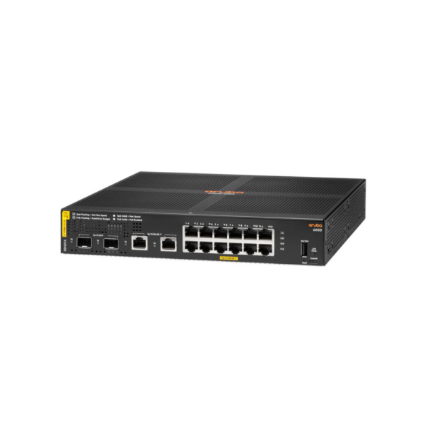 Switch Aruba 6000 12G Classe 4 PoE 2G/2SFP 139 W (R8N89A) – Image 2