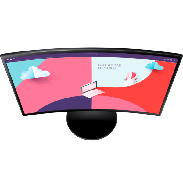 Écran incurvé 27" Samsung Essential Curved Monitor S3 (LS27C360EAMXZN) – Image 5