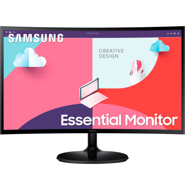 Écran incurvé 27" Samsung Essential Curved Monitor S3 (LS27C360EAMXZN)