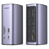 Hub USB-C Ugreen Revodok 12 en 1 Supporte PD (Power Delivery) 100W Recharge (90325)