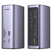Hub USB-C Ugreen Revodok 12 en 1 Supporte PD (Power Delivery) 100W Recharge (90325)
