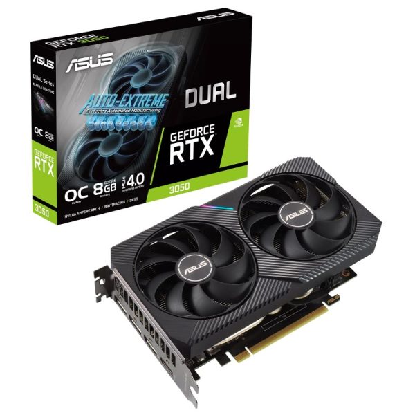 ASUS Dual GeForce RTX™ 3050 OC Edition 8GB (90YV0HH0-M0NA00)