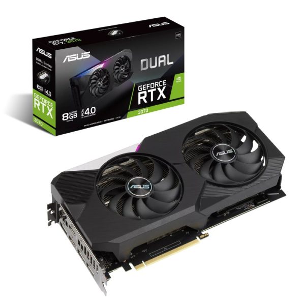 ASUS Dual GeForce RTX™ 3070 V2 8GB GDDR6 (90YV0FQD-M0NA00)