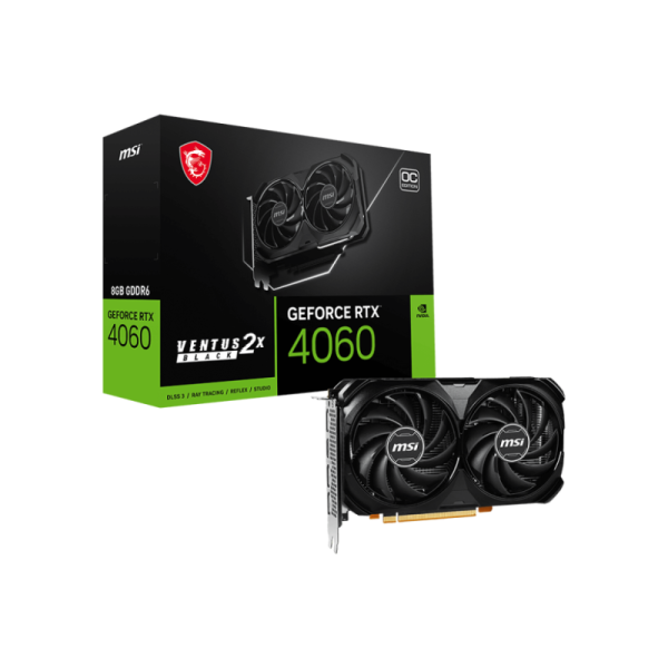 GeForce RTX™ 4060 VENTUS 2X BLACK 8G OC (4711377115421)