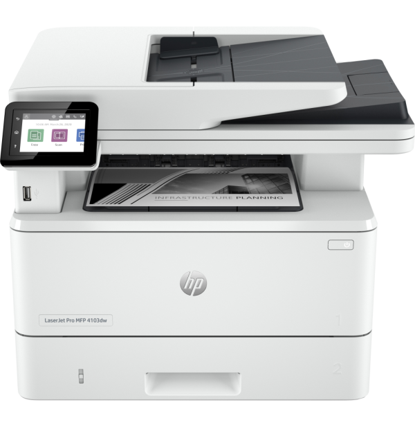 Imprimante Multifonction Laser Monochrome HP LaserJet Pro 4103dw (2Z627A)