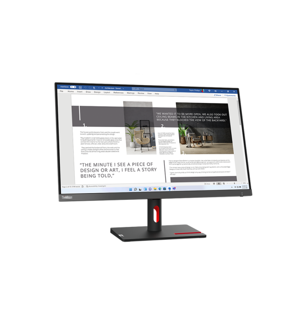 Écran 27" Full HD Lenovo ThinkVision S27i-30 (63DFKAT4EU) – Image 2