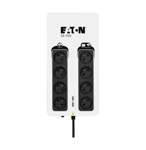 Onduleur Off-Line UPS Eaton 3S gén2 - 420 W / 700 VA - 6 prises FR + 2 USB (3S700F)