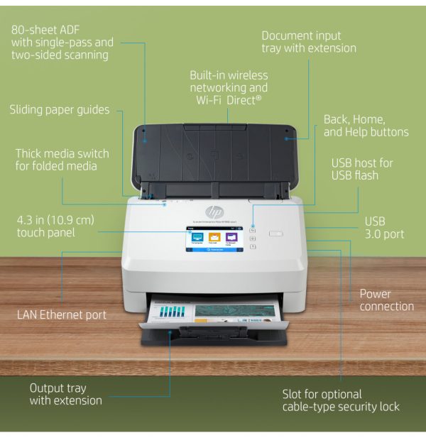 Scanner HP ScanJet Enterprise Flow N7000 snw1 (6FW10A) – Image 5