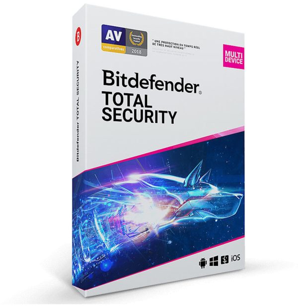 Bitdefender Total Security - 5 Postes / 1 an (CR_TS_5_12EXFR)