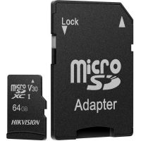 Carte mémoire Hikvision Micro SDHC 64GB CLASS 10 V30 (HS-TF-C1-STD-64G)