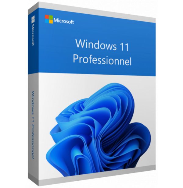 Microsoft Windows 11 Pro 64 bits Français (Licence originale + DVD) (FQC-10532)