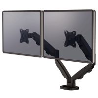 9683401 ESI EPPA DUAL MONITOR ARM - BLACK