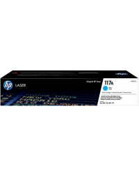 Cartouche de toner laser authentique HP 117A, CYAN (W2071A)