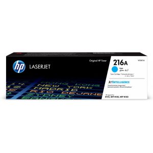 Cartouche de toner laser authentique HP 216A, CYAN (W2411A)