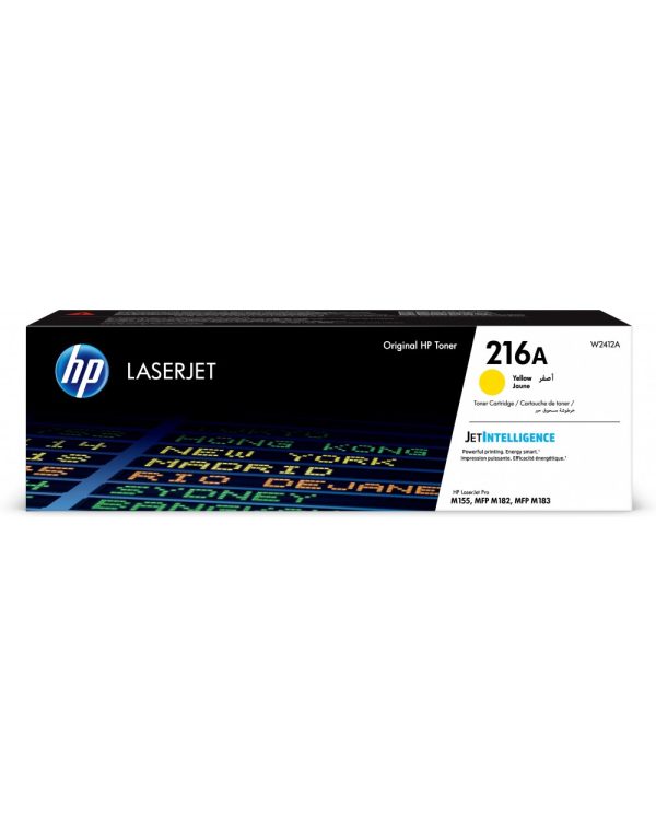 Cartouche de toner laser authentique HP 216A, JAUNE (W2412A) – Image 3