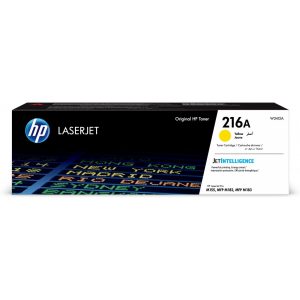 Cartouche de toner laser authentique HP 216A, JAUNE (W2412A)