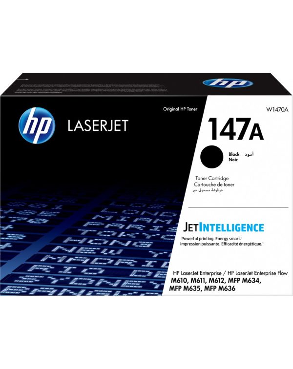 Cartouche de toner noir originale HP 147A LaserJet (W1470A) – Image 3