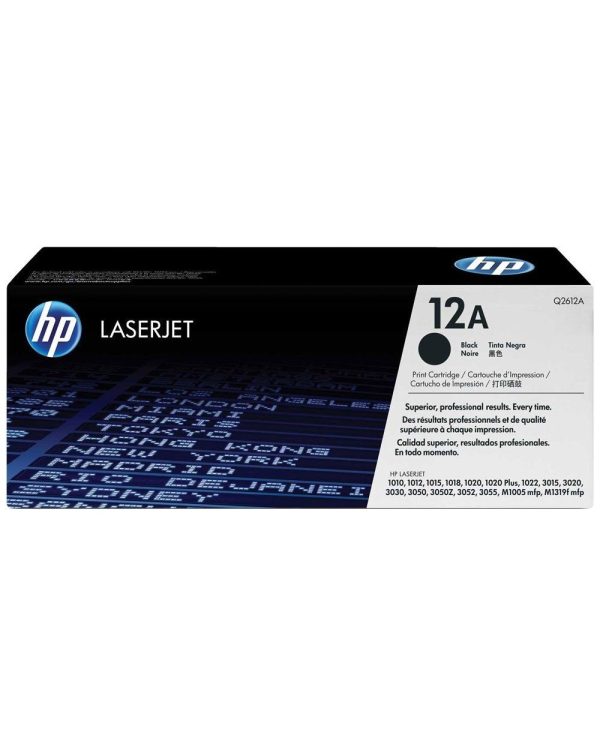 HP 12A toner LaserJet noir authentique (Q2612A) – Image 3
