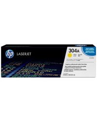 HP 304A toner LaserJet jaune authentique (CC532A)