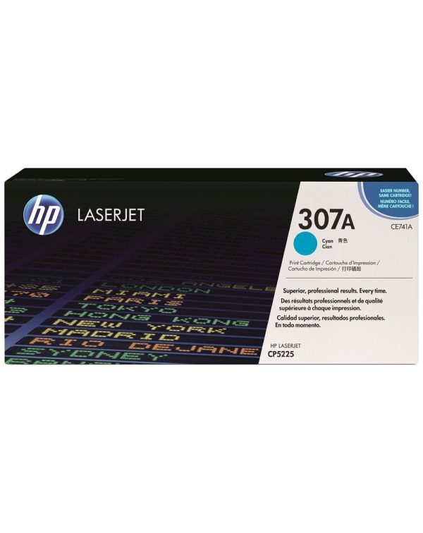 HP 307A toner LaserJet cyan authentique (CE741A)