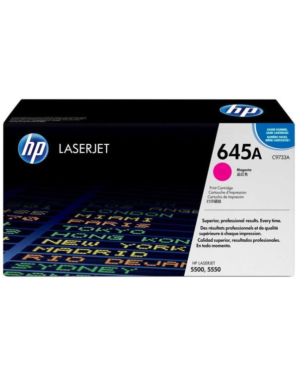 HP 645A toner LaserJet magenta authentique (C9733A)