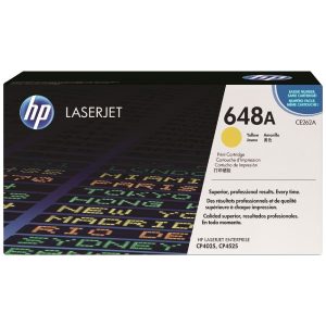 HP 648A toner LaserJet jaune authentique (CE262A)