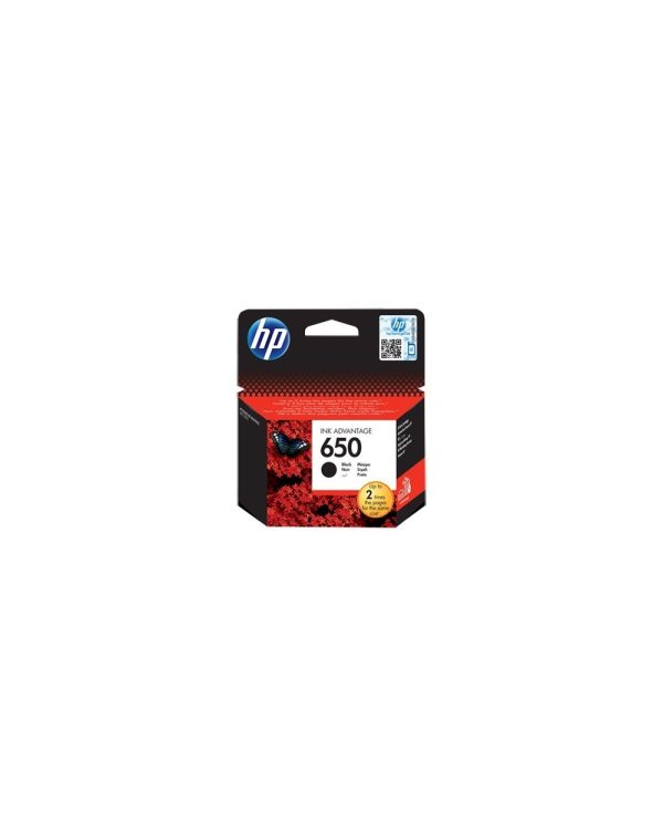 HP 650 cartouche d'encre noir Advantage authentique (CZ101AE)