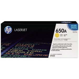 HP 650A toner LaserJet jaune authentique (CE272A)