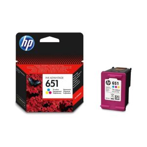 HP 651 cartouches Ink Advantage authentiques, trois couleurs (C2P11AE)