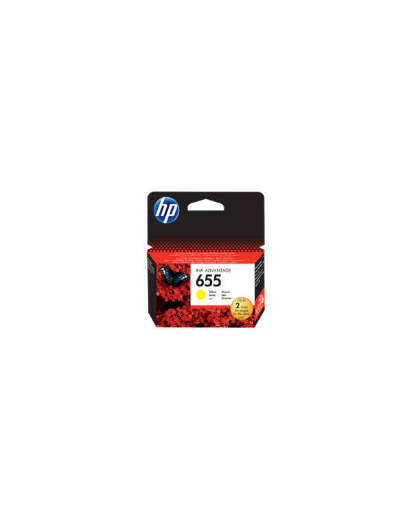 HP 655 cartouche d'encre jaune Advantage authentique (CZ112AE) – Image 3