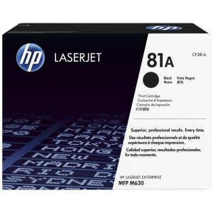 HP 81A toner LaserJet noir authentique (CF281A)