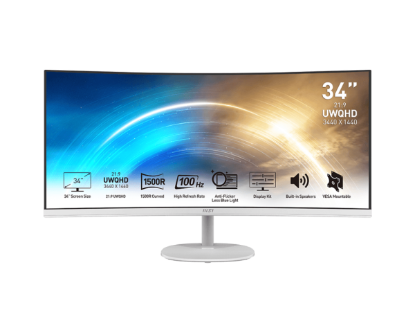 Moniteur MSI PRO MP341CQW (34") 3440 X 1440PIXELS