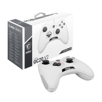 MSI Manette FORCE GC20 V2 White CONTROLLER